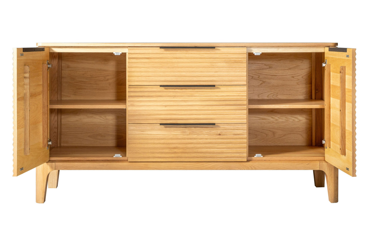 Modrest Seattle Modern Natural Oak Buffet Model VGWD-SEA-BUF03-2D
