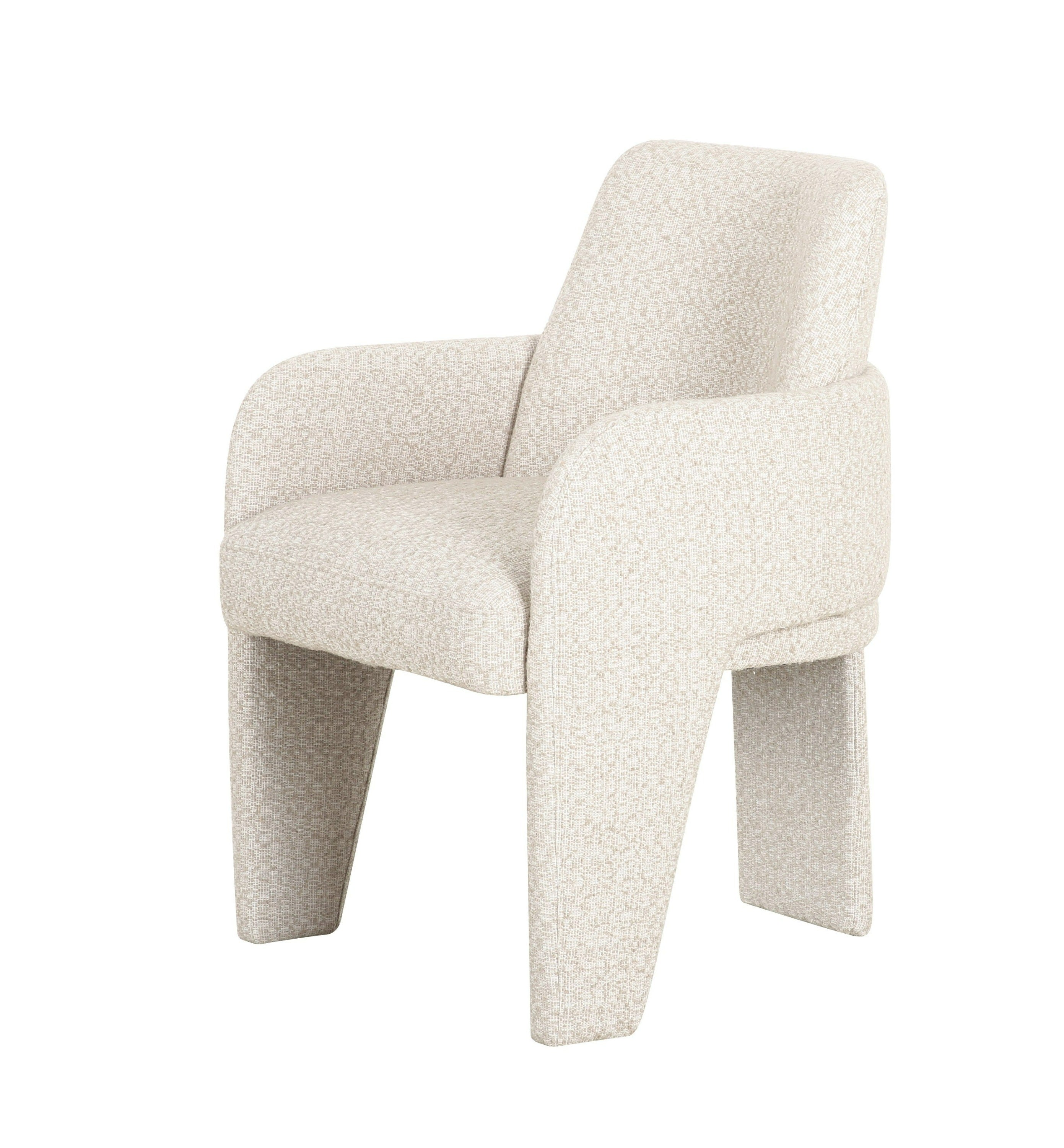 Modrest Cando Modern Beige Fabric Dining Chair Model VGOD-ZW-23097-BGE