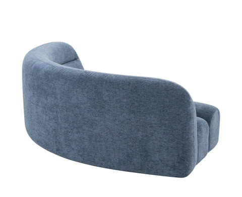 Divani Casa Forman Modern Blue Fabric Modular Corner Sectional Seat Model VGOD-ZW-23029-CRN