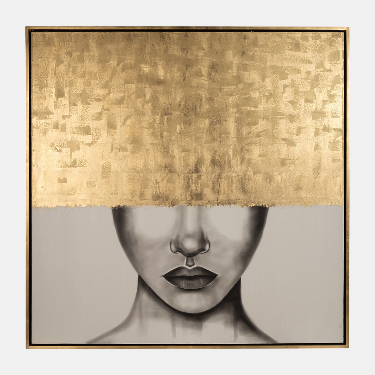 Modrest Vig23004 71 X 71 Gold Framed Painting Model VGTHVIG23004
