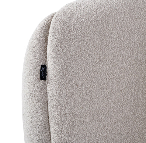 Divani Casa Yolonda Modern Beige Fabric Bed Model VGEV-A127-BED-BGE