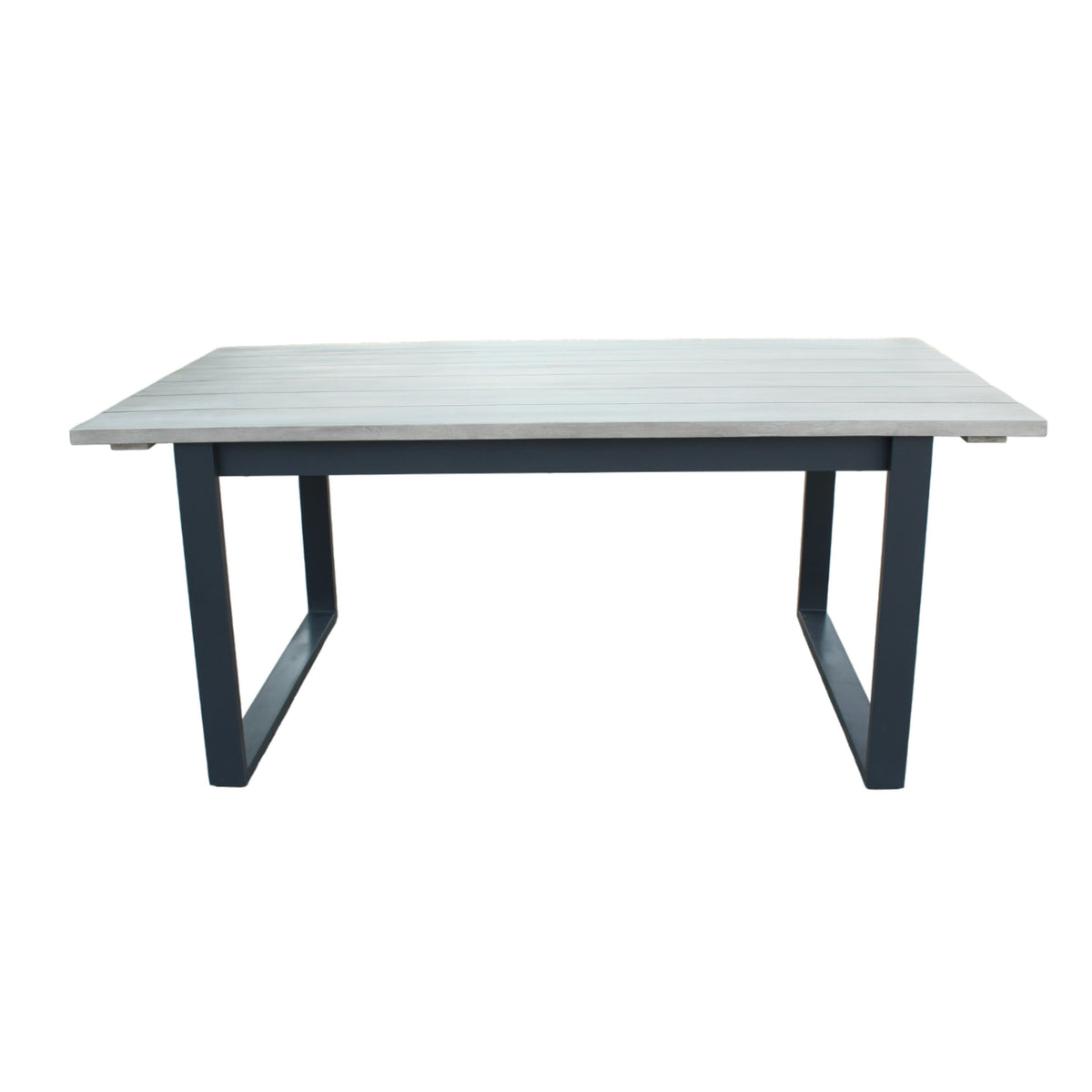 Renava Suntide Outdoor Grey Fabric & Grey Acacia & Beige Rattan Dining Set Model VGAT-RADS-238