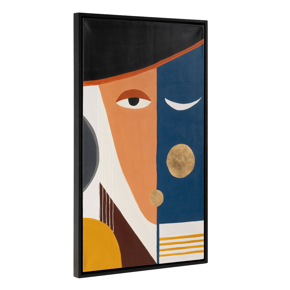 Modrest Colors Face Modern 35" X 59" Painting Model VGVA-CO2302