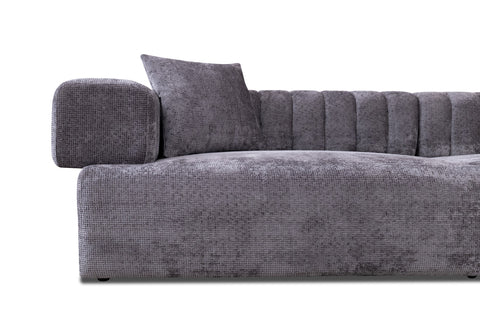 Divani Casa Moreno Modern Grey Fabric 4 Seater Sofa Model VGAH-SF2034-GRY