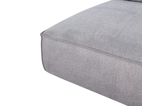 Divani Casa Racine Modern Grey Fabric Modular Sectional Sofa Model VGSX-FF22054-SILT