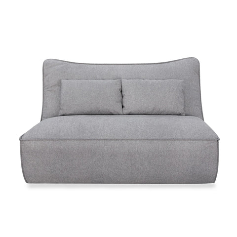 Divani Casa Racine Modern Grey Fabric Modular Sectional Sofa Model VGSX-FF22054-SILT