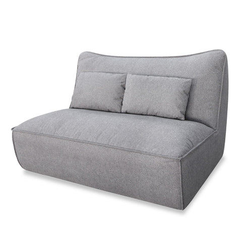 Divani Casa Racine Modern Grey Fabric Modular Sectional Sofa Model VGSX-FF22054-SILT