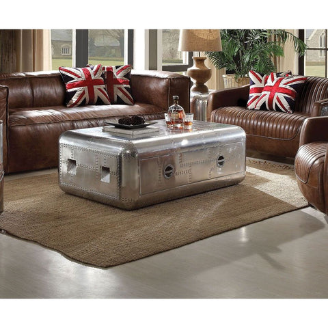 ACME Brancaster Aluminum Brancaster Coffee Table Model 82180