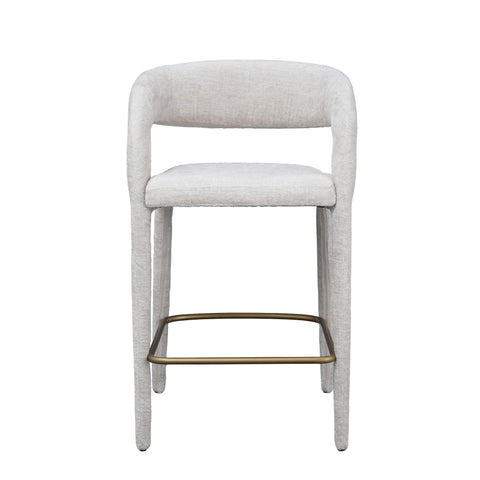 Modrest Faerron Modern Light Grey Fabric Counter Chair Model VGEU-MC-7182BC-LTGRY