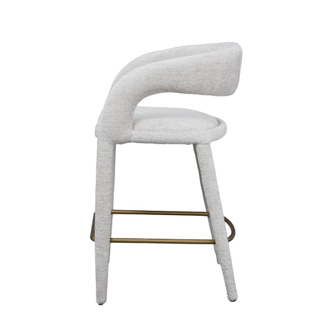 Modrest Faerron Modern Light Grey Fabric Counter Chair Model VGEU-MC-7182BC-LTGRY