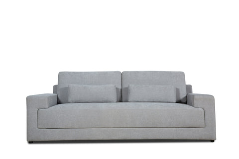 Divani Casa Loki Modern Grey Fabric 3 Seat Sofa Model VGAH-SF1015-3-GRY