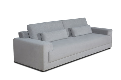 Divani Casa Loki Modern Grey Fabric 4 Seat Sofa Model VGAH-SF1015-4-GRY