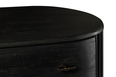 Modrest Fields Modern Black Acacia Chest Model VGWD-VGD2-TB04-BLK