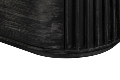 Modrest Fields Modern Black Acacia Chest Model VGWD-VGD2-TB04-BLK