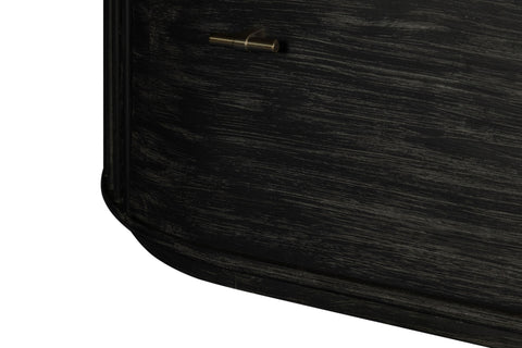 Modrest Fields Modern Black Acacia Chest Model VGWD-VGD2-TB04-BLK