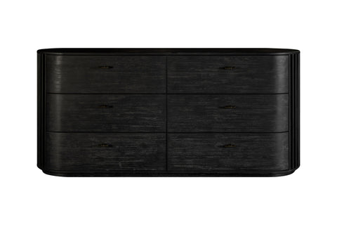 Modrest Fields Modern Black Acacia Dresser Model VGWD-VGD2-DR06-BLK