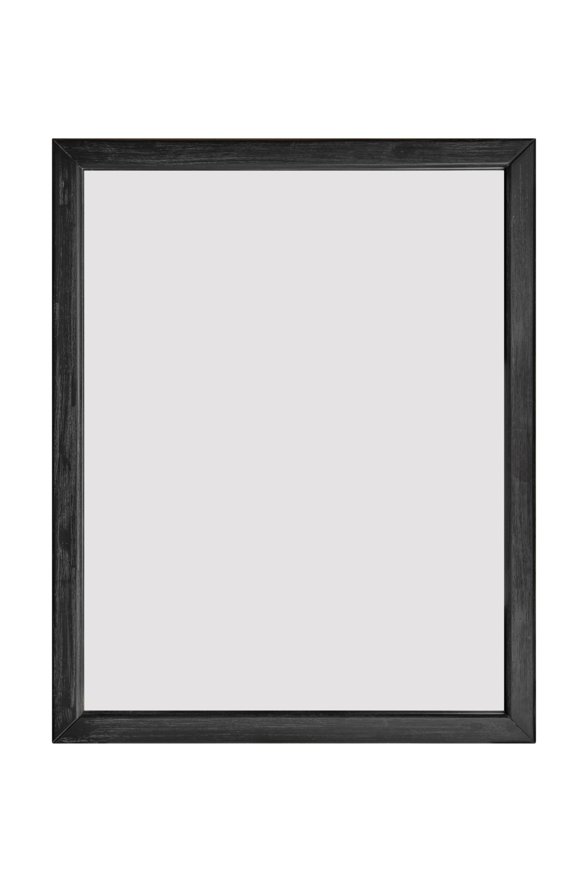Modrest Fields Modern Black Acacia Mirror Model VGWD-VGD2-MIR-BLK