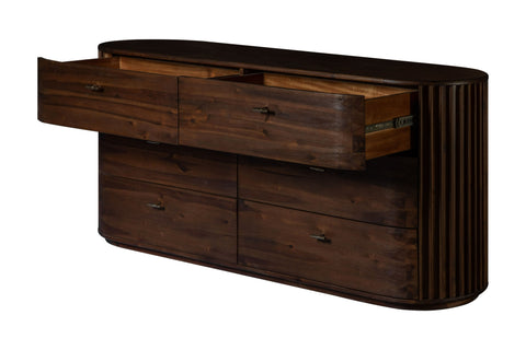 Modrest Fields Modern Walnut Acacia Dresser Model VGWD-VGD3-DR06-WAL