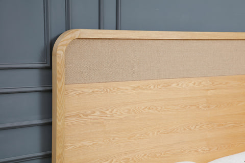 Modrest Gavin Modern Natural Ash & Rattan Bedroom Set Model VGVC-BD2411-SET-NAT