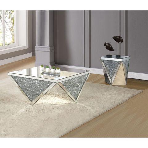 ACME Noralie Mirrored & Faux Diamonds Noralie Coffee Table Model 82770