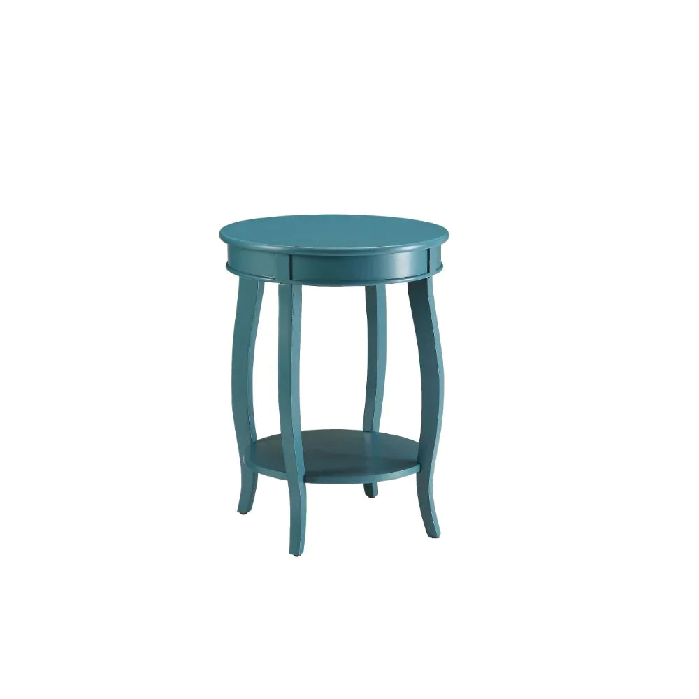 Aberta Teal Accent Table Model 82790 By ACME Furniture