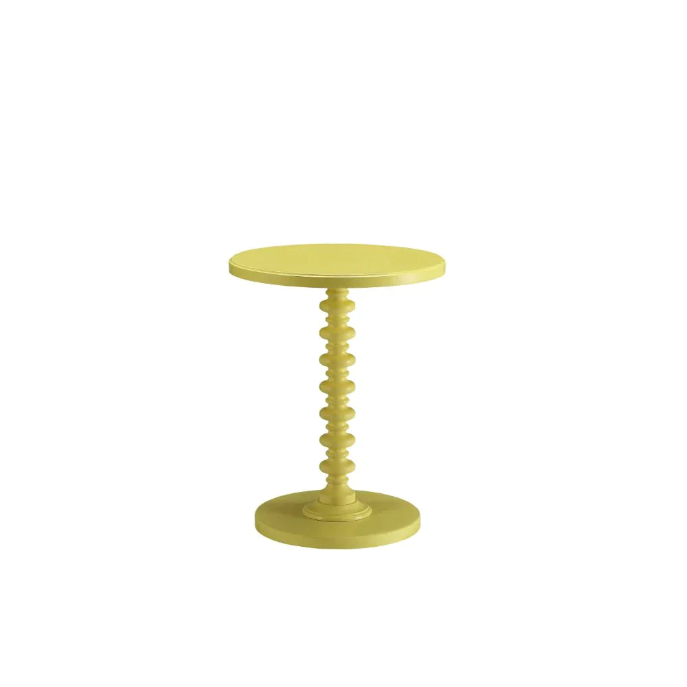Acton Yellow Accent Table Model 82802 By ACME Furniture