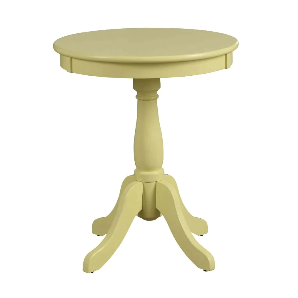 Alger Light Yellow Accent Table Model 82806 By ACME Furniture