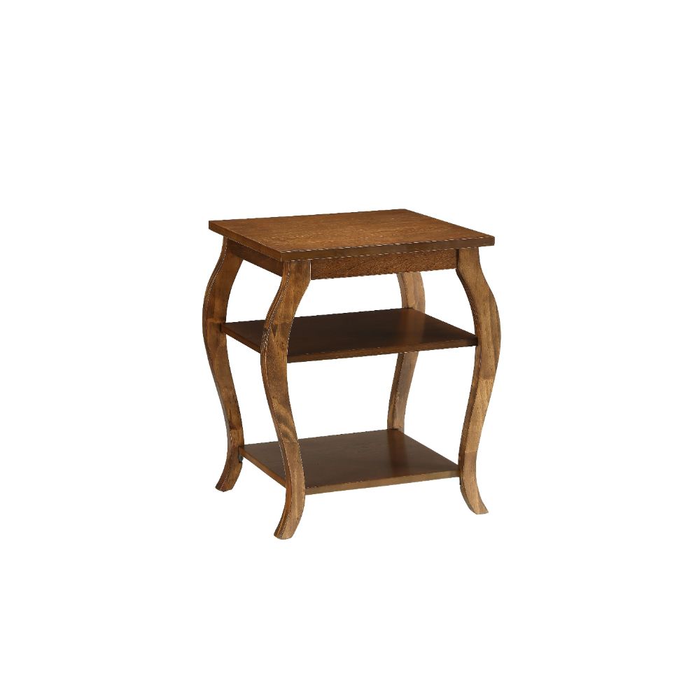 ACME Becci Walnut Finish Becci End Table Model 82830