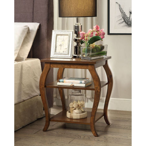 ACME Becci Walnut Finish Becci End Table Model 82830