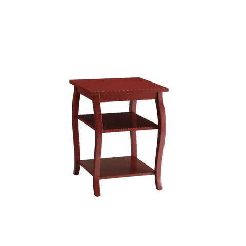 Becci Red End Table Model 82834 By ACME Furniture