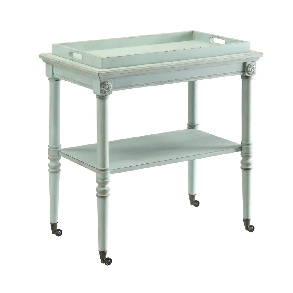 Frisco Antique Green Tray Table Model 82907 By ACME Furniture