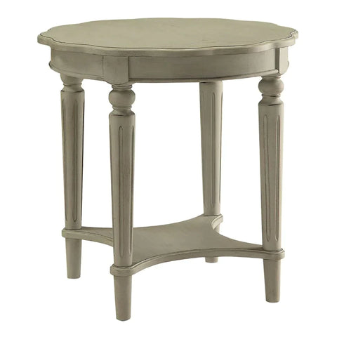 Fordon Antique Slate End Table Model 82917 By ACME Furniture