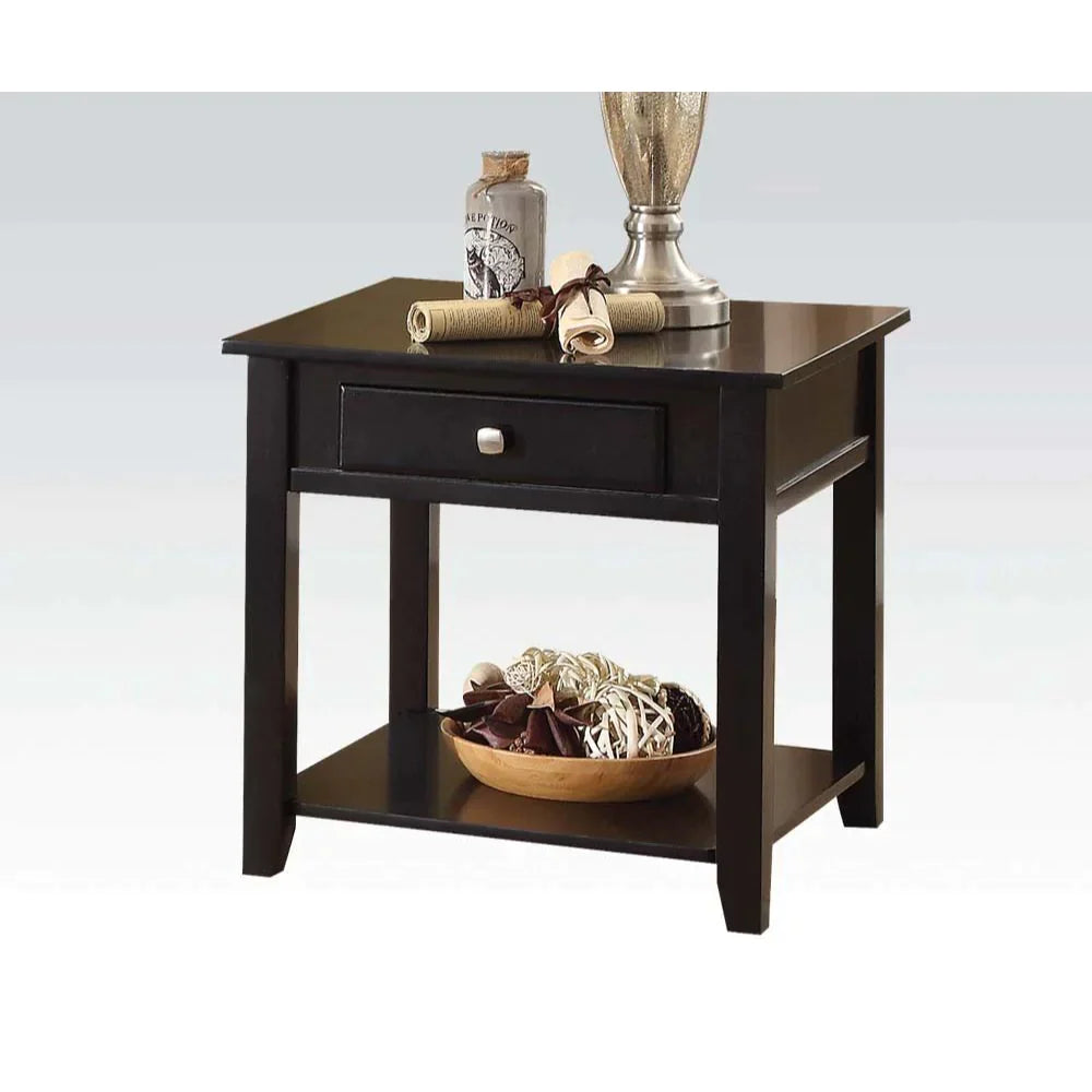 Malachi Black End Table Model 82952 By ACME Furniture