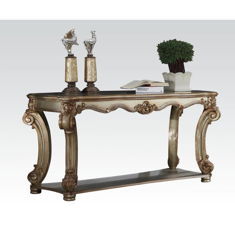 Vendome Gold Patina Accent Table Model 83002 By ACME Furniture