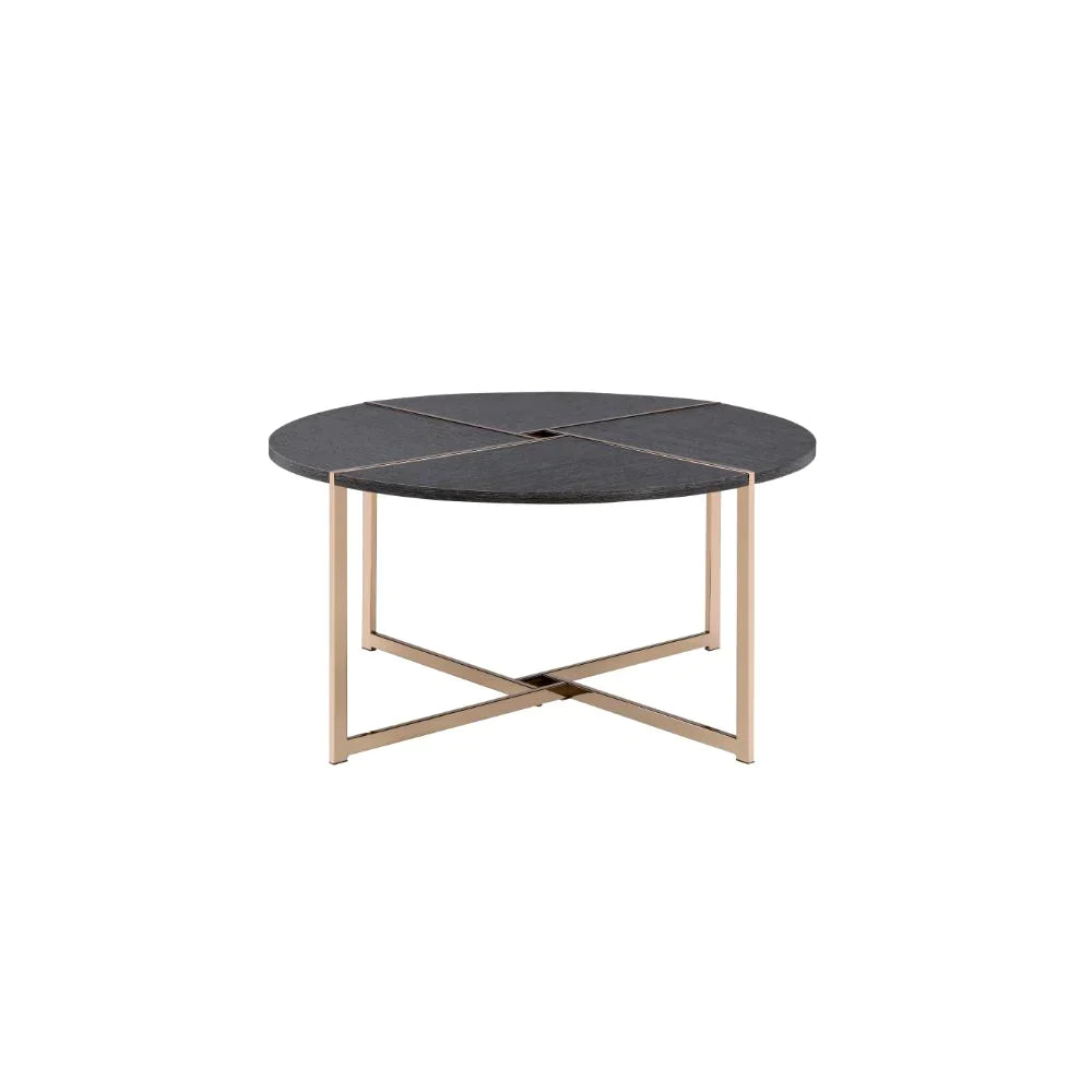 Bromia Black & Champagne Coffee Table Model 83005 By ACME Furniture