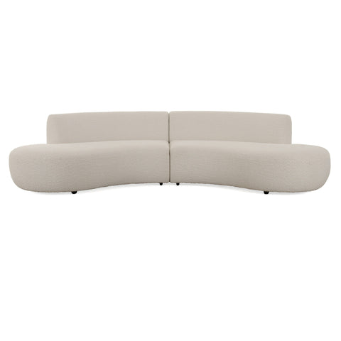 Divani Casa Weldon Modern Off White Fabric Curved Sectional Model VGOD-ZW-24024-G468-1A
