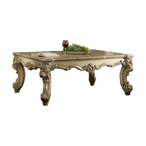 Vendome II Gold Patina & Bone Coffee Table Model 83120 By ACME Furniture
