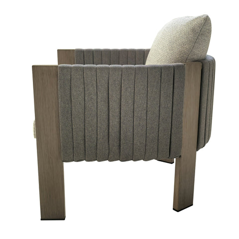 Renava Salvora Outdoor Beige Fabric & Grey Rope Sofa Set Model VGVK-WT275-SET-BGE