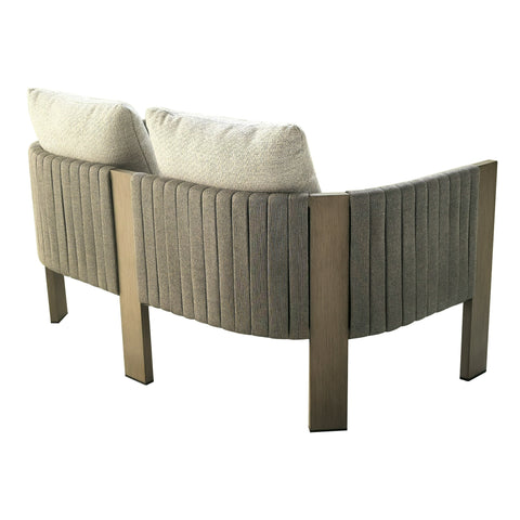 Renava Salvora Outdoor Beige Fabric & Grey Rope Sofa Set Model VGVK-WT275-SET-BGE