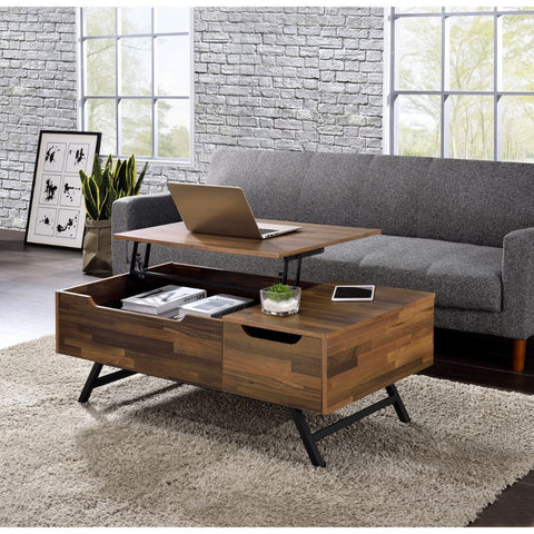 Throm Walnut Coffee Table Model 83145 By ACME Furniture