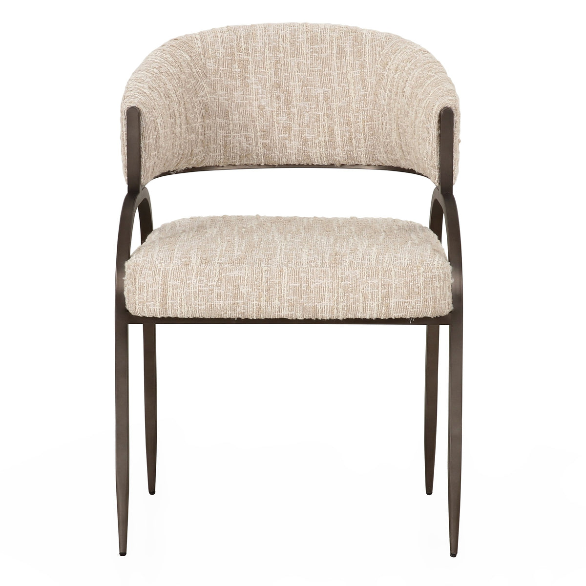 Modrest Kobe Modern Beige Fabric Dining Chair Model VGOD-ZW-24068-BGE