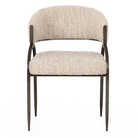 Modrest Kobe Modern Beige Fabric Dining Chair Model VGOD-ZW-24068-BGE