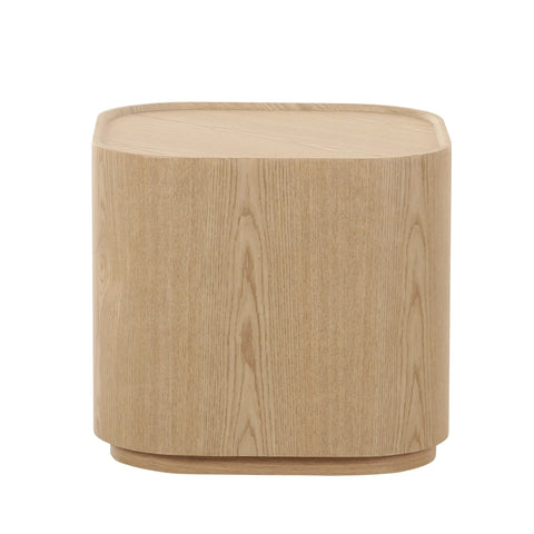 Modrest Quillen Modern Natural Ash Square End Table Model VGOD-LZ-408E