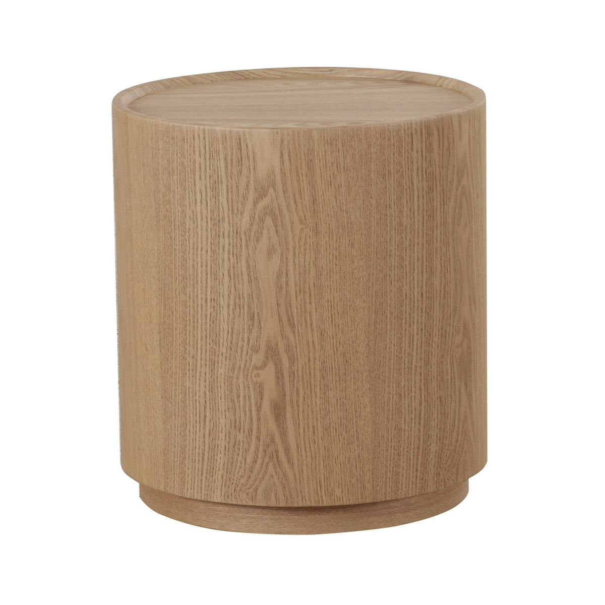 Modrest Quillen Modern Natural Ash Round End Table Model VGOD-24DY037E