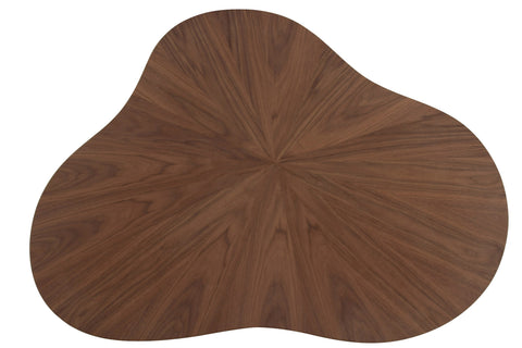 Modrest Larch Modern Walnut Free Form Coffee Table Model VGOD-LZ-339C-A