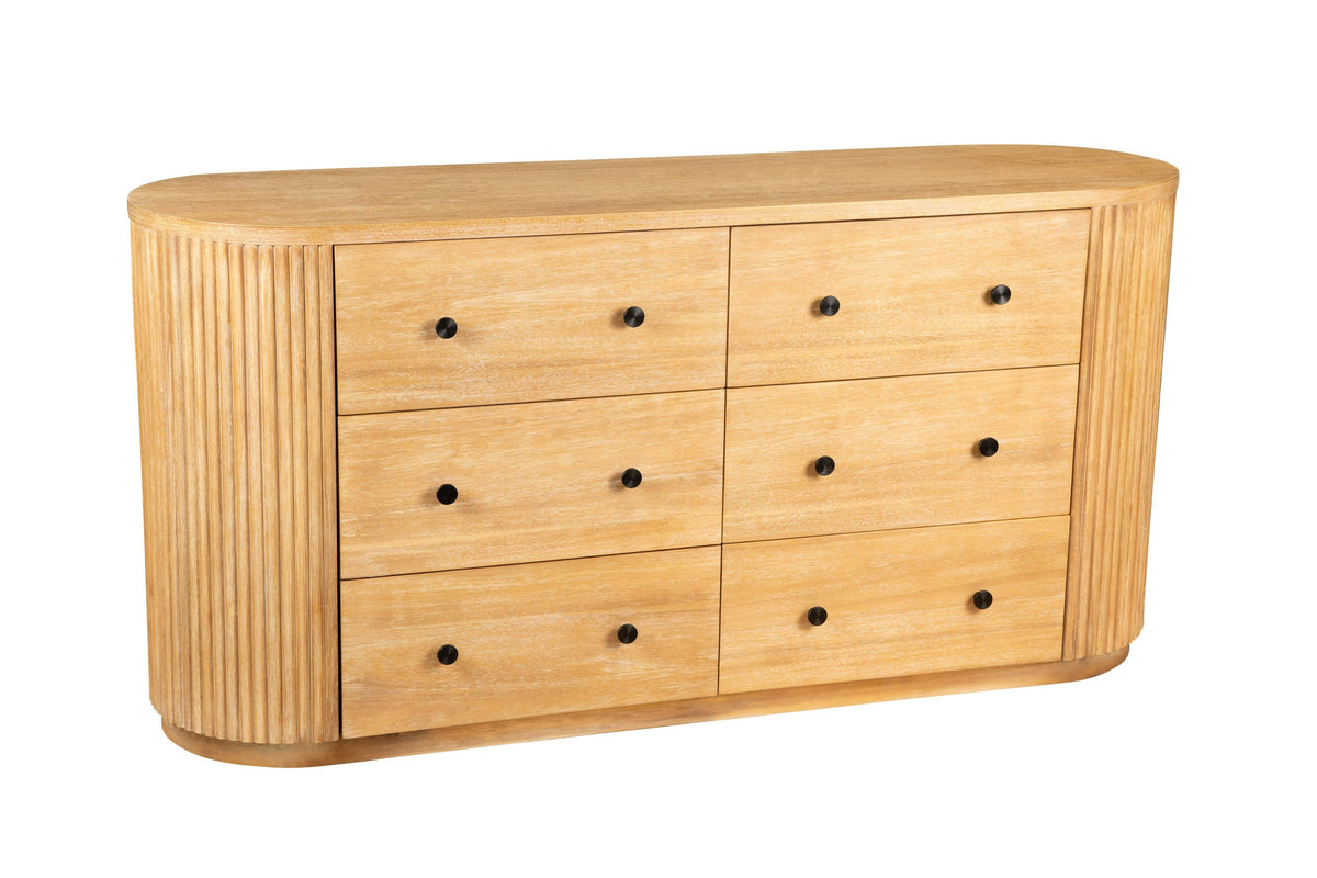 Modrest Jacobson Modern Natural Acacia Dresser Model VGWD-LYO-DR06