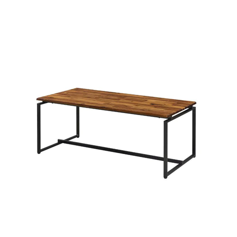 Jurgen Oak & Black Coffee Table Model 83240 By ACME Furniture