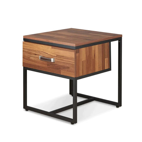 Sara I Walnut & Sandy Black End Table Model 83317 By ACME Furniture