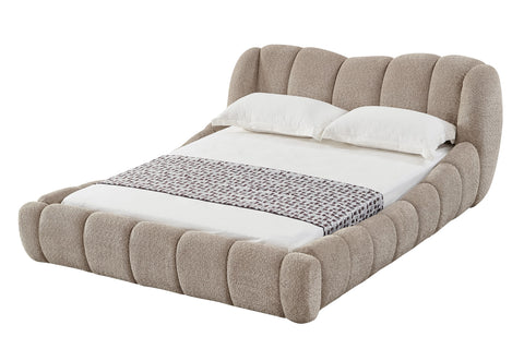 Modrest Janine Modern Tan Fabric Bed Model VGEV-A168-TAN