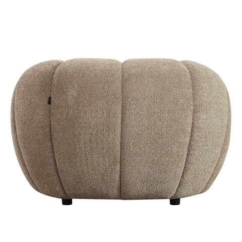 Divani Casa Suki Modern Tan Fabric Chair Model VGEV-23112-CHR-TAN